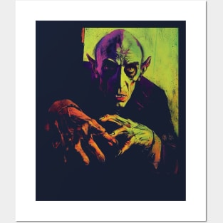 Nosferatu - Retro Style Original Art Posters and Art